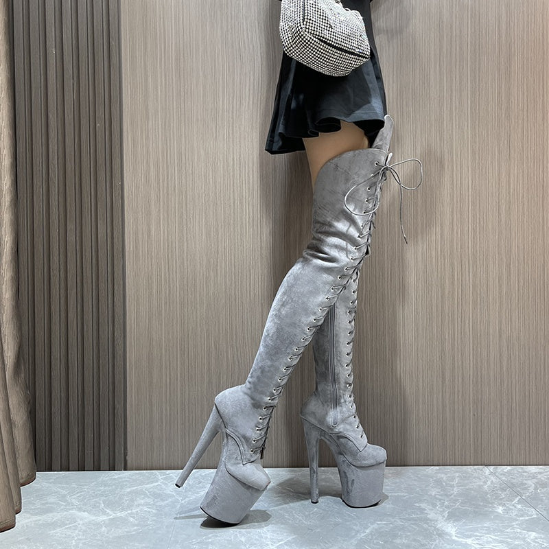 Thigh's The Limit Suede Boots