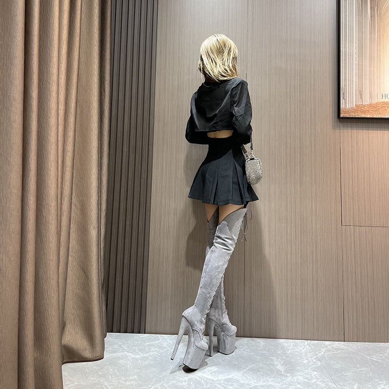 Thigh's The Limit Suede Boots