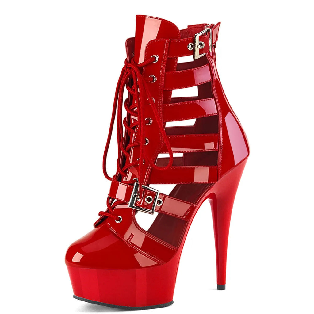 Gladiator Goddess Platform Boots