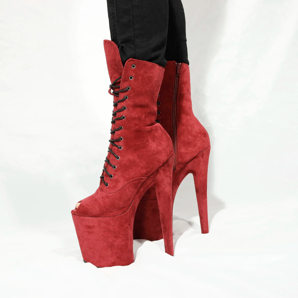 Peep Show Platform Boots