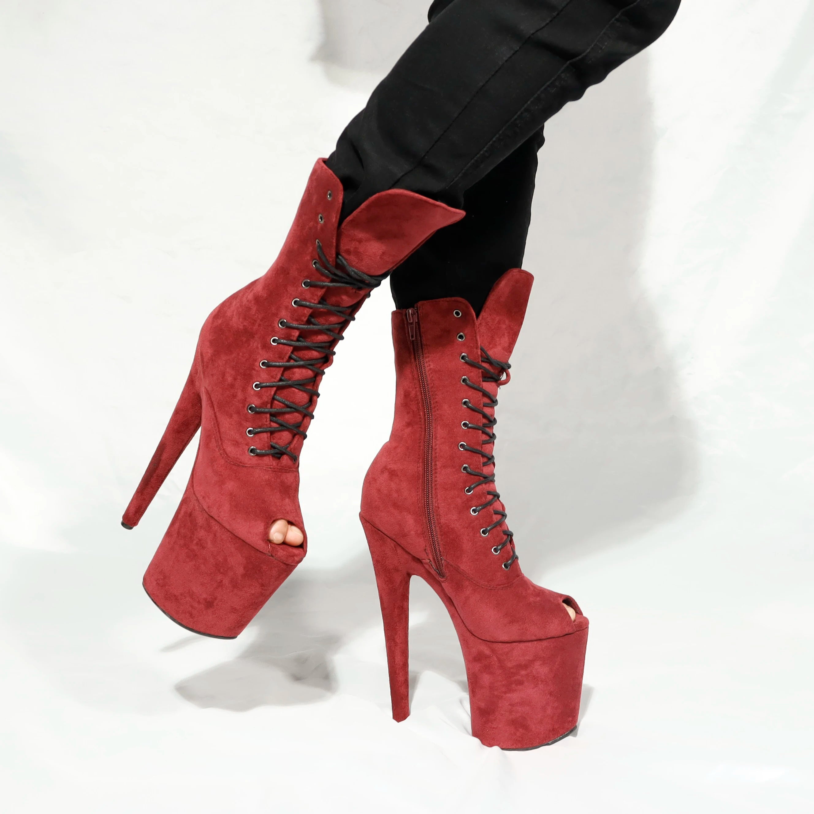 Peep Show Platform Boots