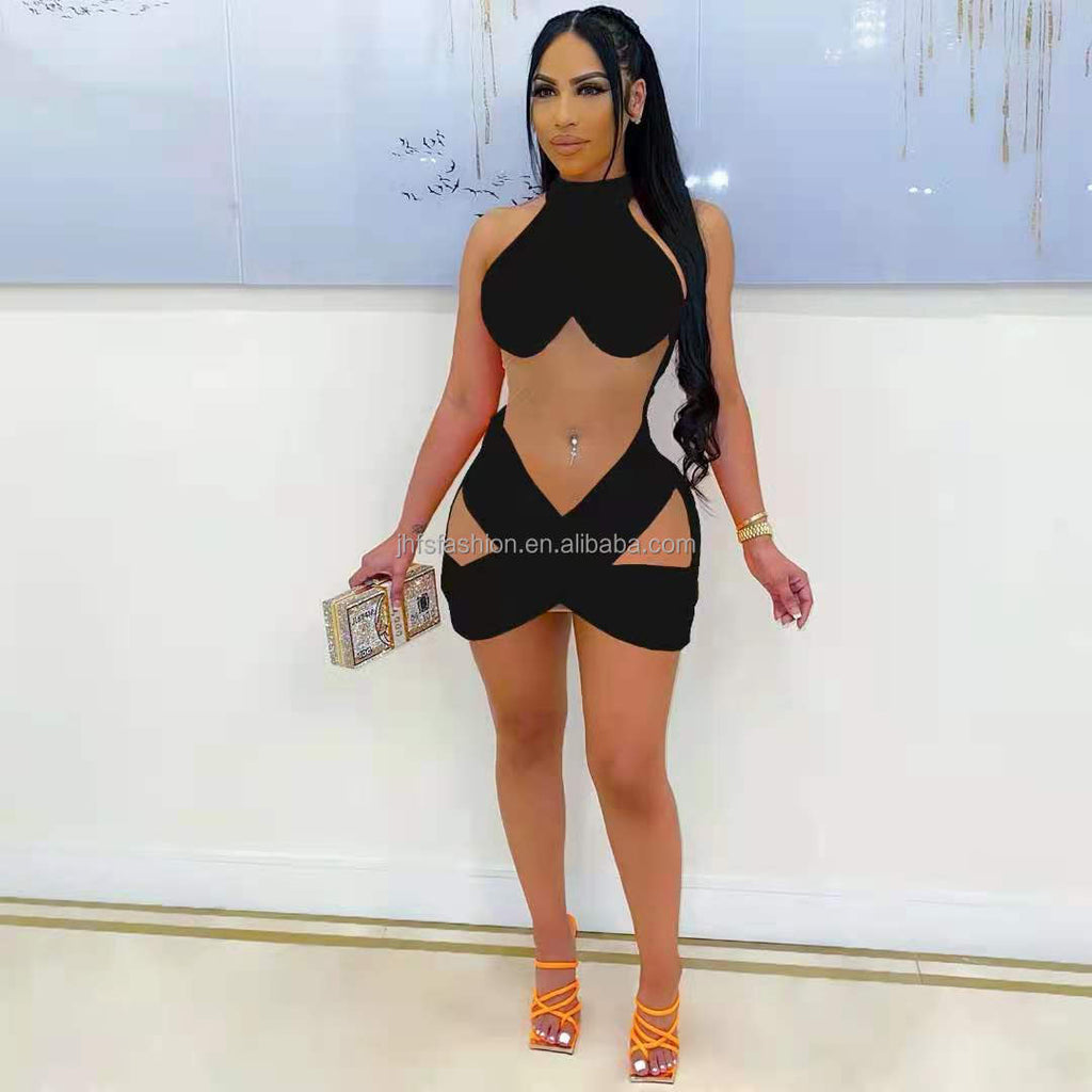 Crop & Conquer Mini Dress