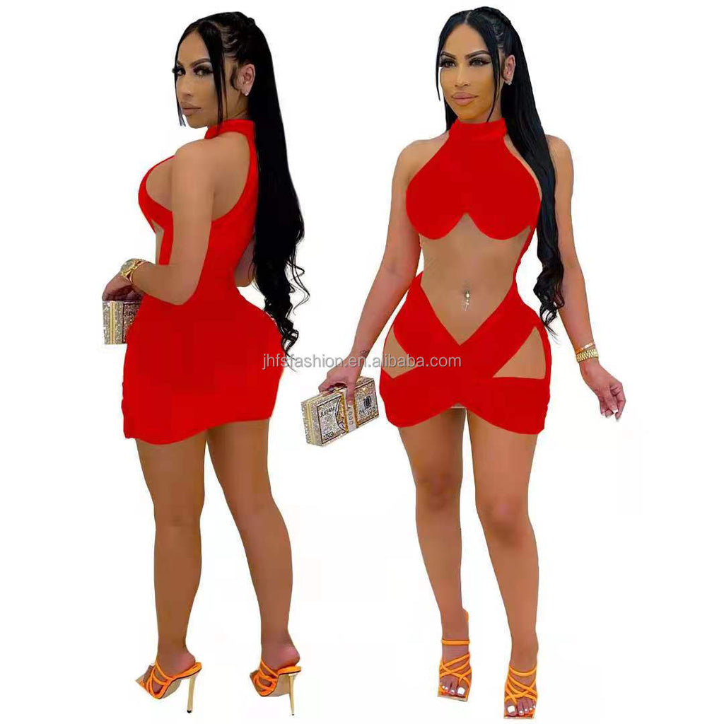 Crop & Conquer Mini Dress