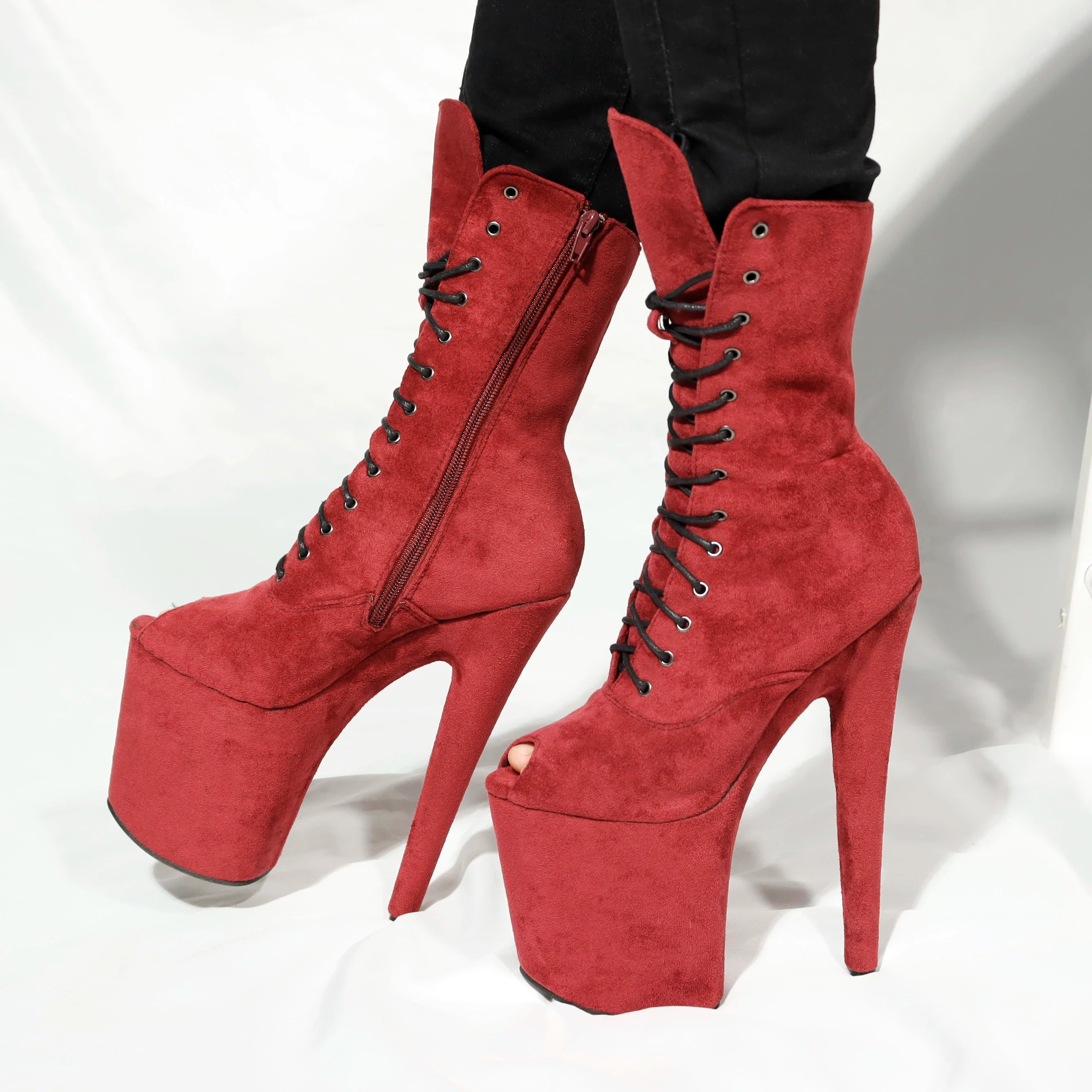 Peep Show Platform Boots