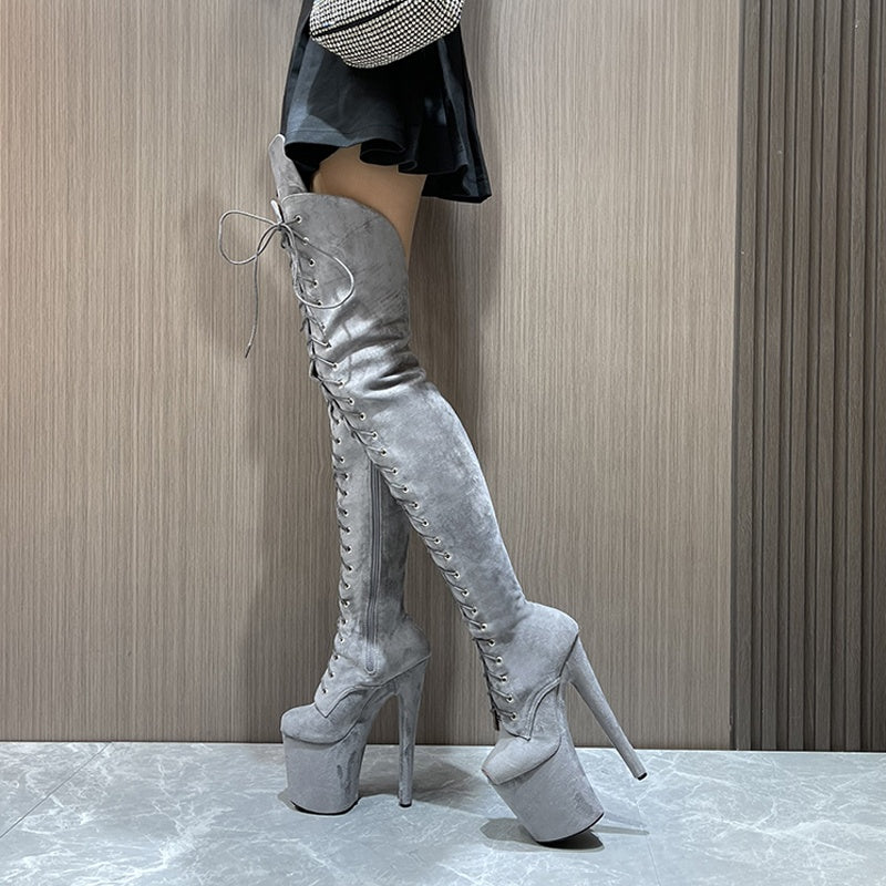 Thigh's The Limit Suede Boots