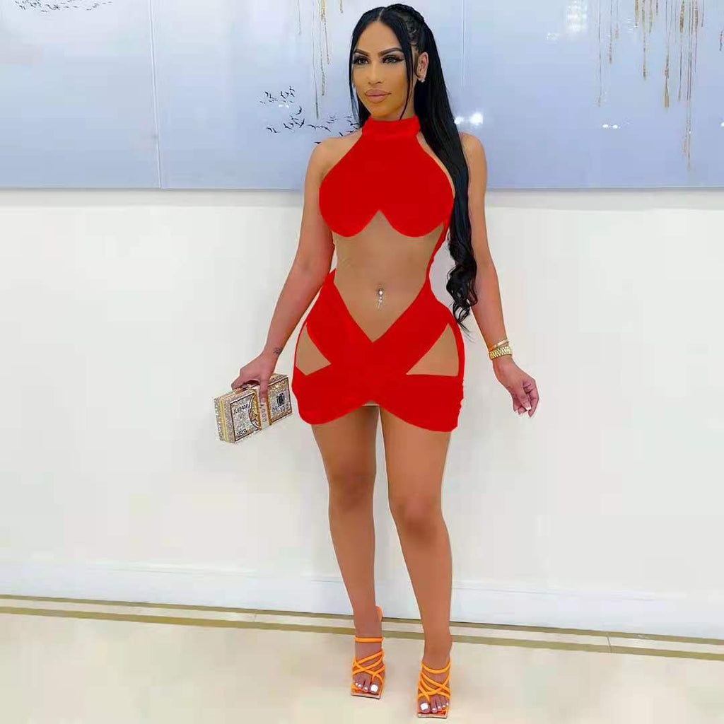 Crop & Conquer Mini Dress