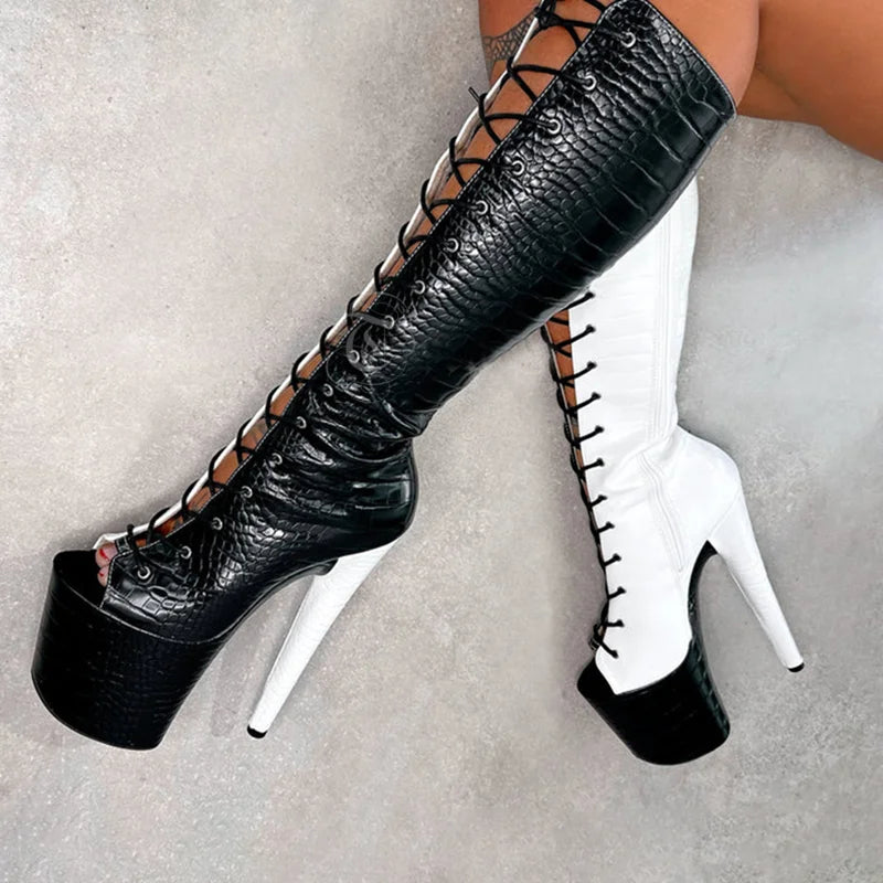 Gothic Goddess Platform Boots