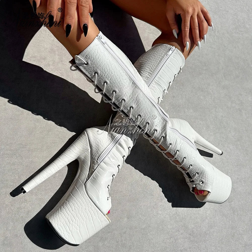 Gothic Goddess Platform Boots