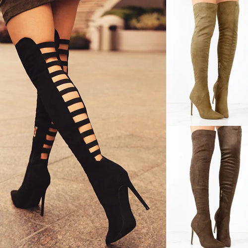 Autumn Reign Thigh-High Boots