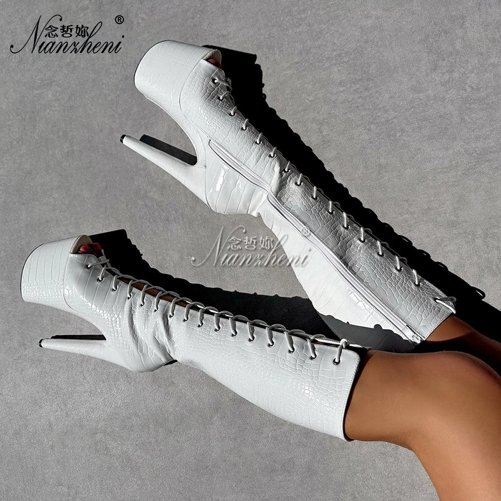 Gothic Goddess Platform Boots