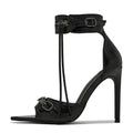 Rivet Rebel Stiletto Sandals