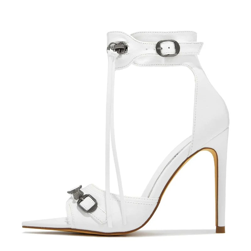 Rivet Rebel Stiletto Sandals
