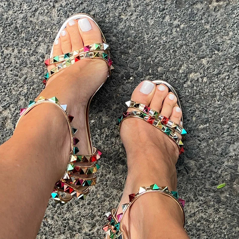 Studded Gladiator Stilettos